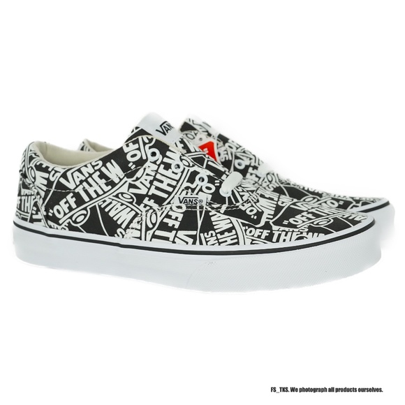 VN0A3MWAUZ91 VANS Doheny OTW Repeat (White) Big Kid's Low Top Canvas Shoes - Picture 1 of 6